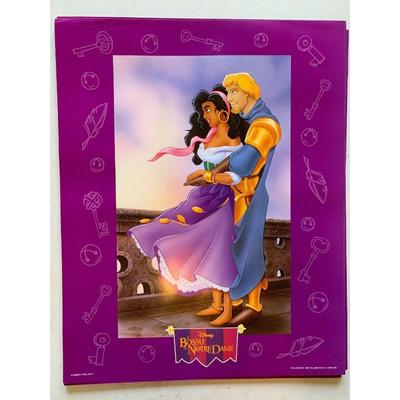 Disney Art | Disney Hunchback Of Notre Dame Esmerelda & Prince | Color: Purple | Size: 20" X 16"