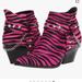 Jessica Simpson Shoes | Jessica Simpson Zayrie Genuine Calf Hair Bootie. | Color: Purple | Size: 6.5 M