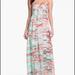 Jessica Simpson Dresses | Jessica Simpson Cherry Blossom Maxi Dress | Color: White/Silver | Size: 8