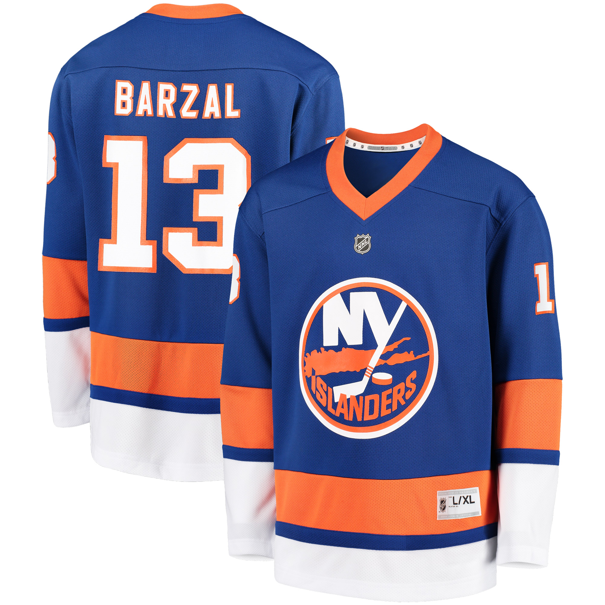 Mathew Barzal Royal New York Islanders Heimspieler-Replikatrikot für Jugendliche Image