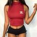Adidas Tops | Adidas Crop Top | Color: Red | Size: S