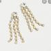 J. Crew Jewelry | J Crew Crystal Fringe Statement Earrings | Color: Silver | Size: Os