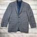 Burberry Suits & Blazers | Mens Burberry Windowpane Sports Coat Blazer Slim | Color: Gray | Size: 38s