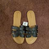 American Eagle Outfitters Shoes | American Eagle Slide On Sandals | Color: Black | Size: 8.5