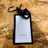 Gucci Bags | Gucci Shopping Bag Authentic | Color: Silver/White | Size: 14x8