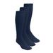 Men's Big & Tall Diabetic Over-the-Calf Extra Wide Socks 3-Pack by KingSize in Navy (Size XL)