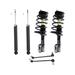 2006-2011 Hyundai Accent Front and Rear Shock Strut Coil Spring Sway Bar Link Kit - Detroit Axle