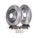 2006-2012 Mitsubishi Eclipse Front Brake Pad and Rotor Kit - Detroit Axle