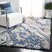 Blue/Gray 72 x 2.56 in Indoor Area Rug - Rosecliff Heights Tristan Abstract Gray/Blue Area Rug Polypropylene | 72 W x 2.56 D in | Wayfair