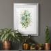 Red Barrel Studio® Greenery II - Picture Frame Painting on Canvas in Black/Blue/Green | 22.5 H x 30.5 W x 1.5 D in | Wayfair