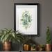 Red Barrel Studio® Greenery I - Picture Frame Painting on Canvas in Black/Blue/Green | 22.5 H x 30.5 W x 1.5 D in | Wayfair