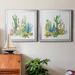 Dakota Fields Cactus Vignette I - 2 Piece Picture Frame Print on Canvas in Black | 17.5 H x 35 W x 1.5 D in | Wayfair