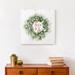 The Holiday Aisle® Christmas Wreath Noel Print On Canvas in Green | 16 H x 16 W x 1.25 D in | Wayfair FD69820AD57244F08096F8CB290D9F32