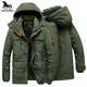 Parka d'hiver hommes M-6XL 7XL 8XL Nouvelle veste Hommes section Plus velours UNIS issement Manteaux