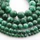 Lot de perles rondes en malachite naturelle 4mm 6mm 8mm 10mm 12mm pour la création de bijoux