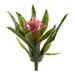 10" Bromeliad Artificial Flower (Set of 6) - H: 11 In. W: 7 In. D: 7 In.