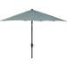 Hanover Montclair 9-Ft. Market Outdoor Umbrella in Ocean Blue