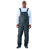 Men's Big & Tall Snowbound Overalls by KingSize in Black (Size 8XL)