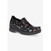 Women's Appreciate Flats by Easy Street in Daisy Paisley Patent (Size 9 M)