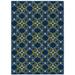 Caspian Indoor/Outdoor Area Rug in Blue/ Green - Oriental Weavers C3331L160230ST