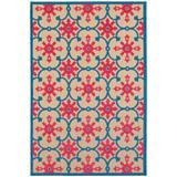 Cayman Indoor/Outdoor Area Rug in Sand/ Pink - Oriental Weavers C190L9300390ST