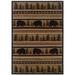 Hudson Indoor Area Rug in Black/ Beige - Oriental Weavers H1066A058100ST