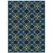 Caspian Indoor/Outdoor Area Rug in Blue/ Green - Oriental Weavers C3331L200290ST