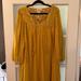 Anthropologie Dresses | Anthropologie Yellow Dress - Size L | Color: Yellow | Size: L