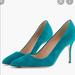 J. Crew Shoes | J.Crew Elsie Suede Pumps In Vivid Jade -7m | Color: Brown | Size: 7