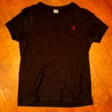 Polo By Ralph Lauren Shirts | Custom Fit Ralph Lauren Polo Ss Tee Sz Medium | Color: Black/Red | Size: M