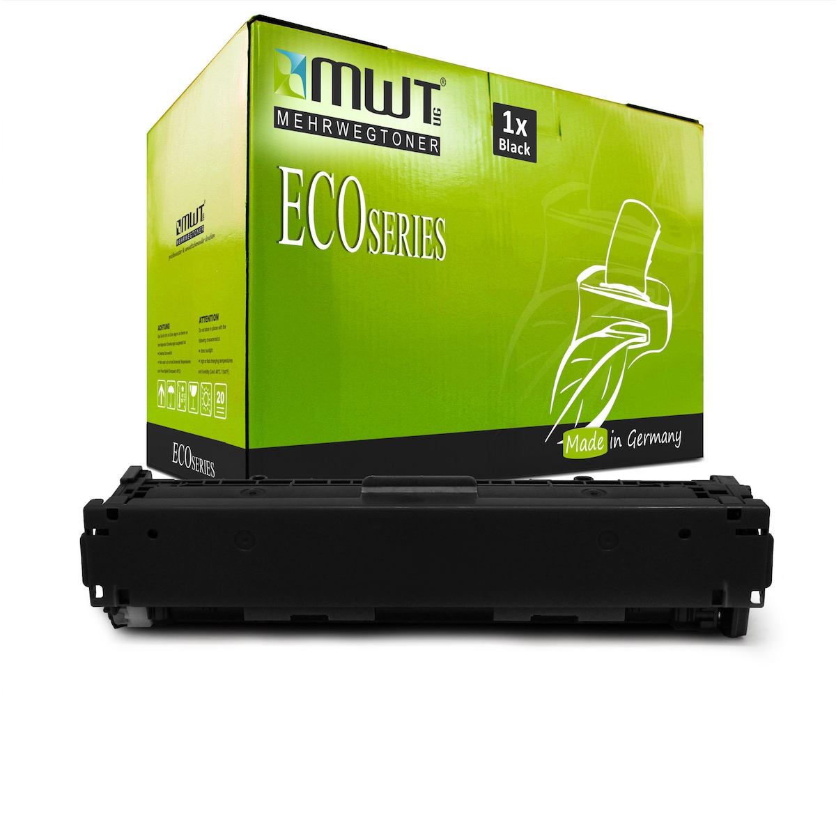 1 Mehrwegtoner kompatible Lasertoner ersetzt HP CF530A 205A Schwarz Image