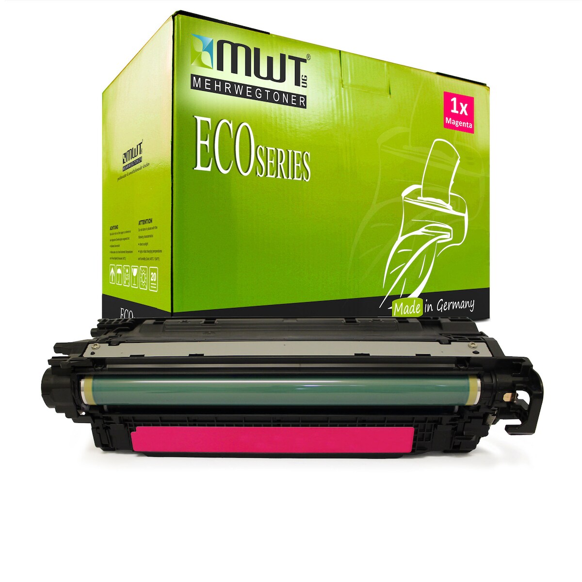 1 Mehrwegtoner kompatible Lasertoner ersetzt HP CF363A 508A Magenta Image