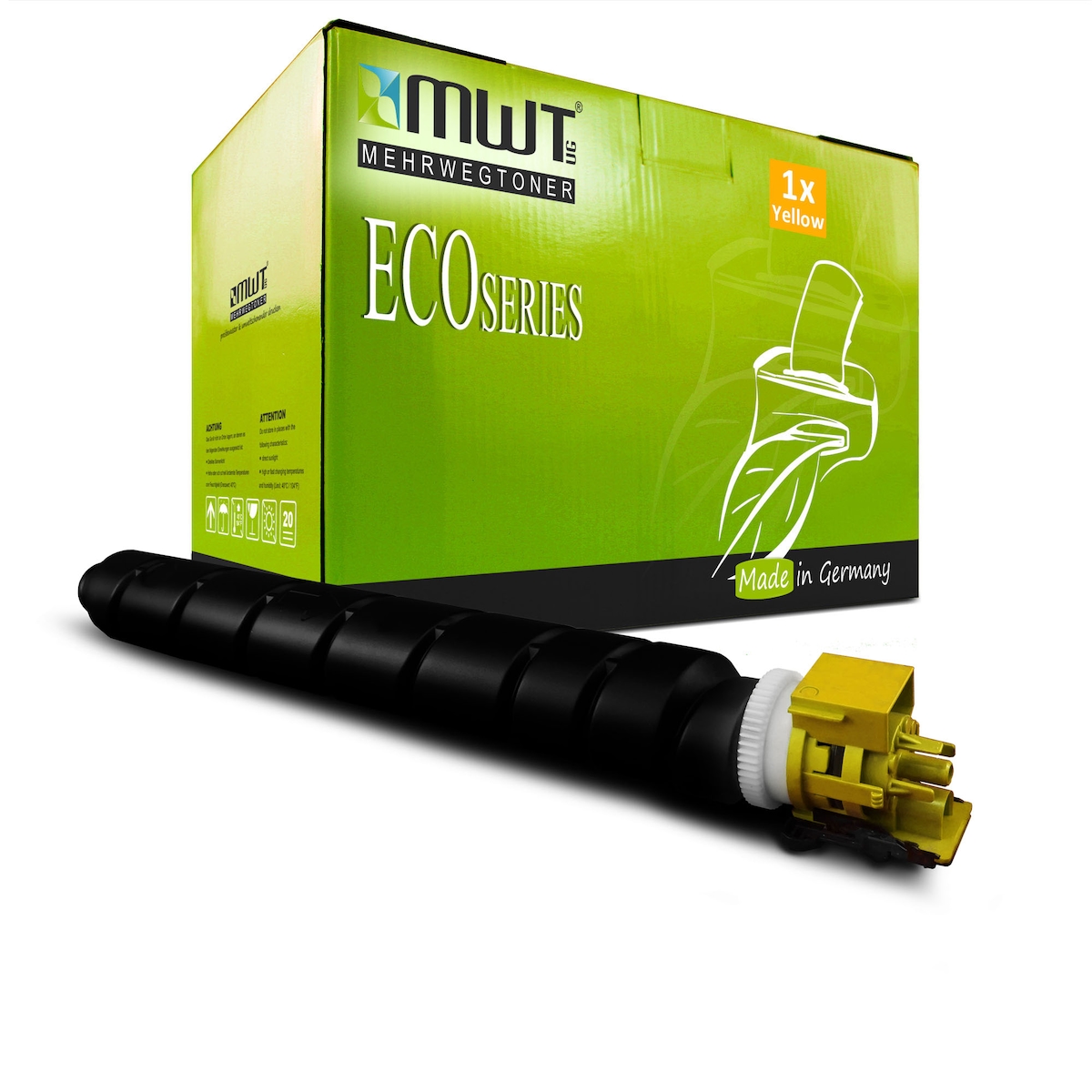 1 Mehrwegtoner kompatible Lasertoner ersetzt Utax CK8513Y 1T02NDAUT1 Yellow Image