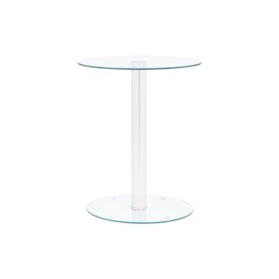 vidaXL Couchtisch Transparent 40 cm Hartglas