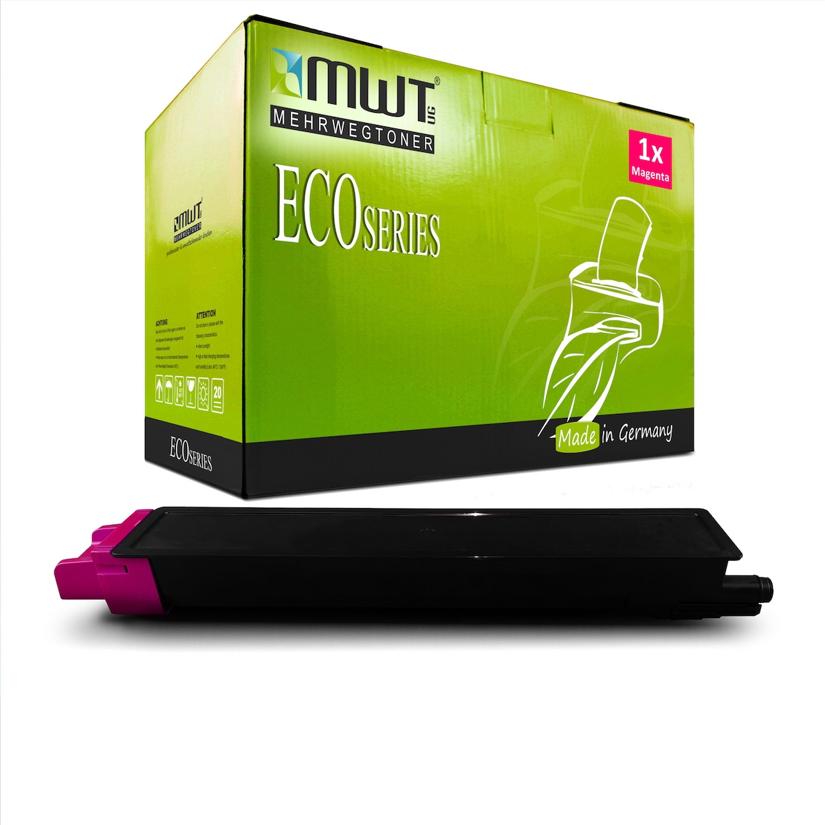 1 Mehrwegtoner kompatible Lasertoner ersetzt Kyocera TK8115M 1T02P3BNL0 Magenta Image