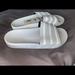 Adidas Shoes | New With Tags Adidas Adilette Women’s Size 8 Slides | Color: White | Size: 8