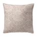 The Tailor's Bed Bordeau Linen Blend Zip Sham Linen Blend in Pink/Gray/Brown | 26 H x 26 W x 1 D in | Wayfair BOR-ANT-BSH-SHM-EU