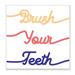 Stupell Industries Brush Your Teeth Children's Bathroom Dental Hygiene White Framed Giclee Texturized Art By Daphne Polselli | Wayfair