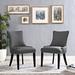 Porch & Den Helen Fabric Dining Chair (Single Chair) by Modway Upholstered/Fabric in Gray | 36 H x 25 W x 22 D in | Wayfair EEI-2229-GRY