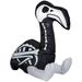 The Holiday Aisle® Skeleton Flamingo Prop Inflatable Polyester in Black/White | 10.8268 H x 11.0236 W x 16.1418 D in | Wayfair