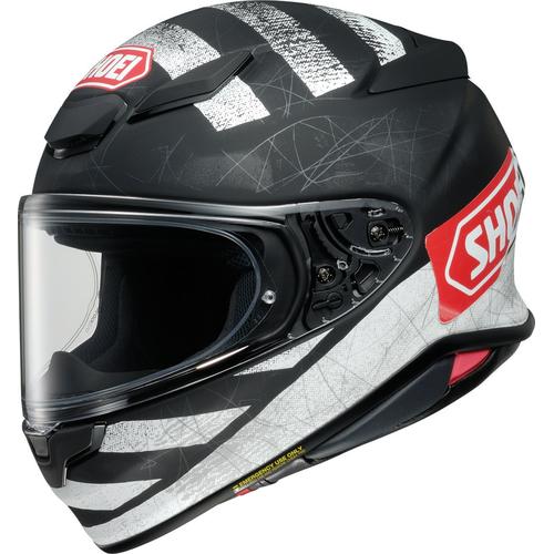 Shoei NXR 2 Scanner Helm, schwarz-weiss-rot, Größe XS