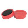 10 Haftmagnete rund 38 mm rot, Nobo