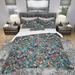 Designart 'Geometric Hand Drawn Background' Modern & Contemporary Bedding Set - Duvet Cover & Shams