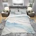 Designart 'Modern Abstract Drift' Geometric Bedding Set - Duvet Cover & Shams