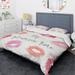 Designart 'Chic Accents VI' Glam Bedding Set - Duvet Cover & Shams