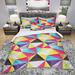 Designart 'Bright Triangle' Modern Bedding Set - Duvet Cover & Shams