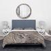 Designart 'Onyx Travertine Tile' Mid-Century Modern Bedding Set - Duvet Cover & Shams