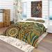 Designart 'Abstract Pattern Made Up of Flower' Bohemian & Eclectic Bedding Set - Duvet Cover & Shams