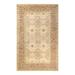 Overton Hand Knotted Wool Vintage Inspired Traditional Mogul Ivory Area Rug - 8' 3" x 13' 4"