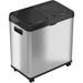 iTouchless 16 Gallon Stainless Steel Dual-Compartment (8 Gal each) Sensor Trash Can